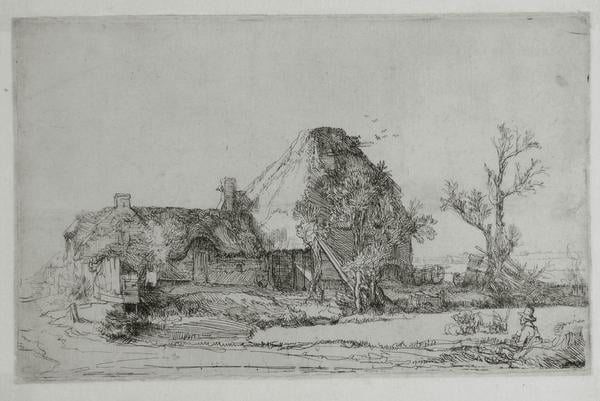 Een van de twintig Rembrandt-